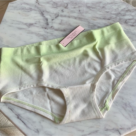 White Green Ombré Seamless Hiphugger Panty Undies - Picture 1 of 3